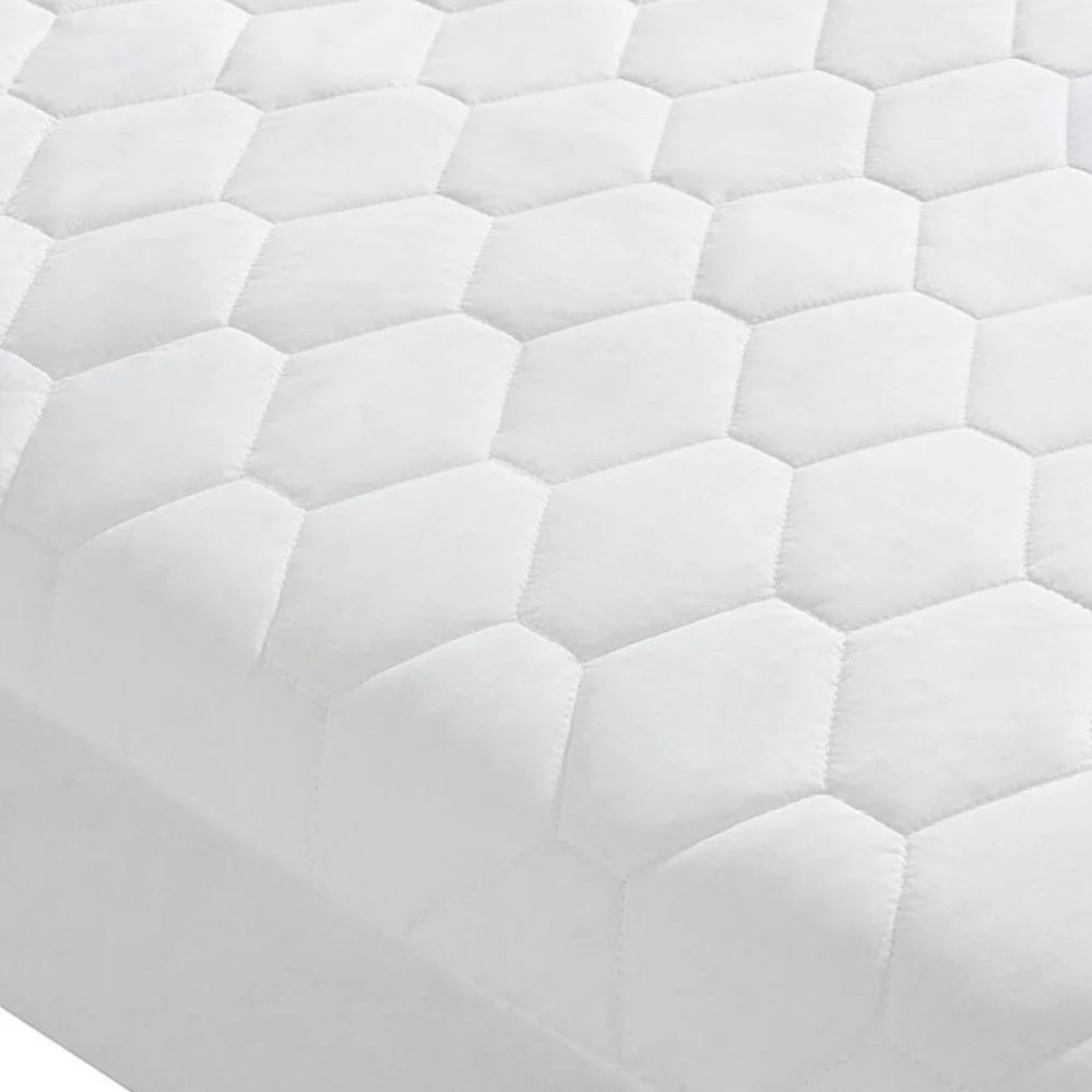 Serta Cotton-Rich Heated Mattress Pad - Twin, White
